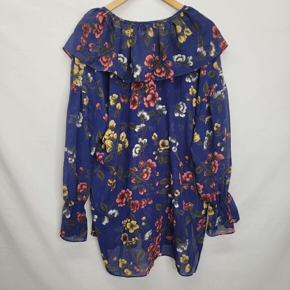 Victoria’s Secret 90’s Vintage Ruffle Floral Top - Picture 11 of 13